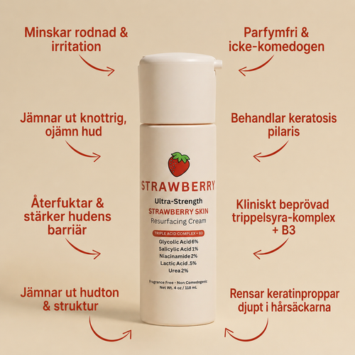 Strawberry- Slätare hud börjar här